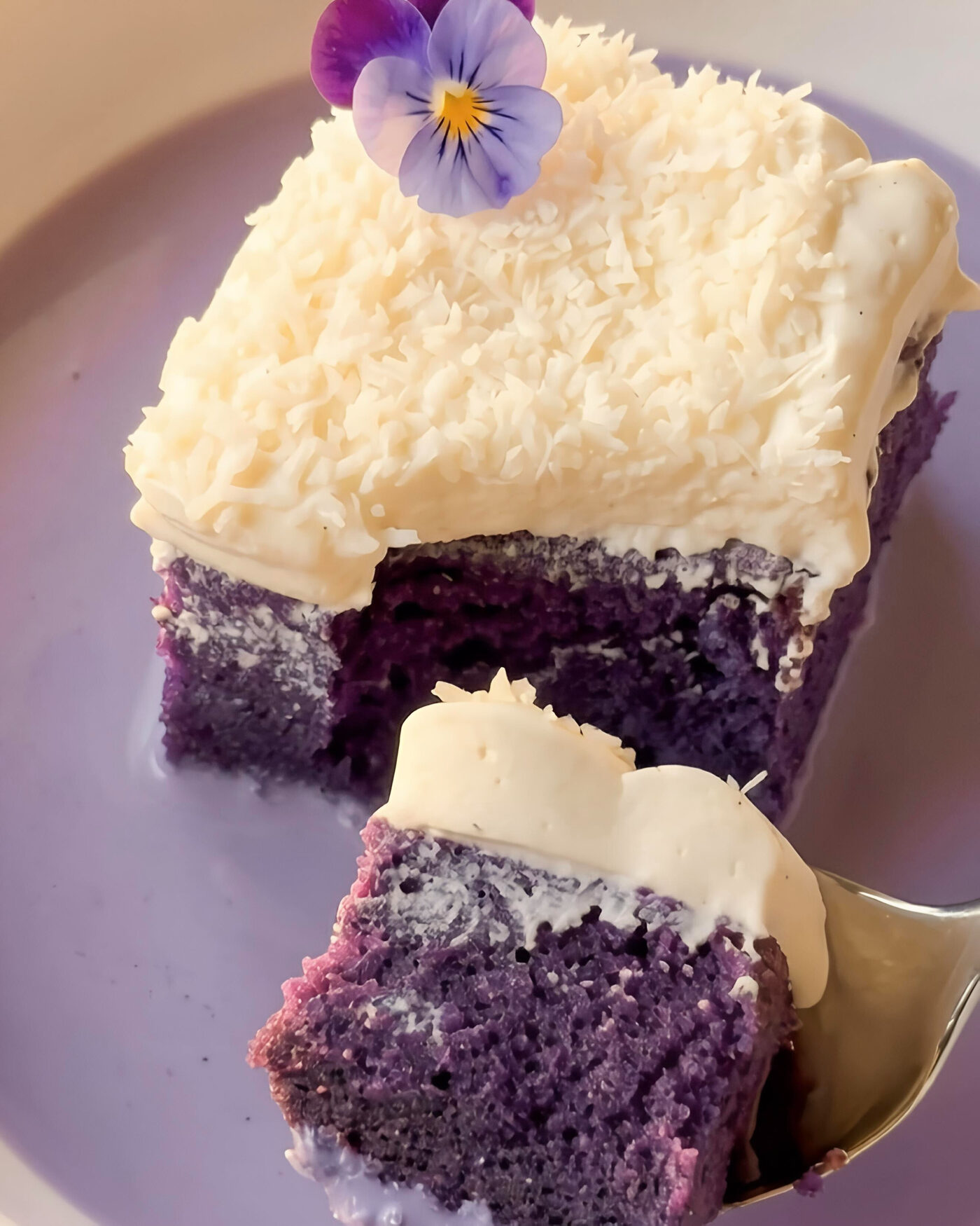 De Beste Ube Kokos Tres Leches Cake