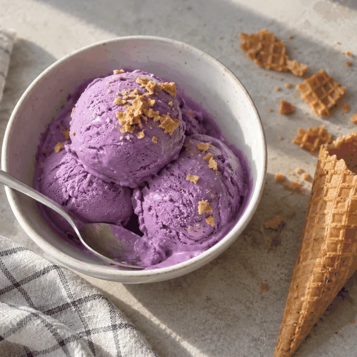 Ube IJscrème Recept: Romig Paars Yam IJscrème