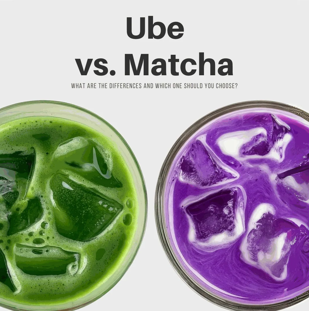 Ube Latte vs Matcha Latte